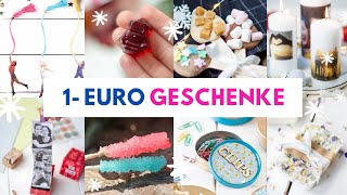 24 DIY und FOOD Geschenke für 1€ Günstige und kreative Ideen ❤️ [upl. by Blackwell]