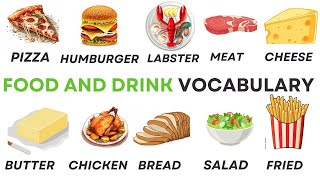 English Vocabulary 100  Food and Drink Vocabulary  LEARN ENGLISH [upl. by Ivon748]