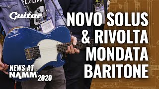 Demo The beautiful Novo Solus and Rivolta Mondata Baritone NAMM2020 [upl. by Mcloughlin]