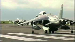 Harriers take off at RAF Cottesmore [upl. by Jock679]