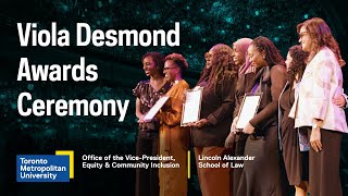 2024 Viola Desmond Awards Ceremony [upl. by Nnairda]