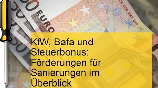 KfWFörderungen für Sanierungen im Überblick [upl. by Franklyn627]