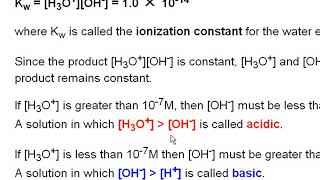 Kw and the Autoionization of Water [upl. by Antipus]