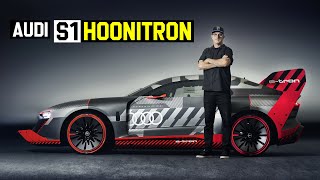 Ken Block’s NEW Audi S1HOONITRON Gymkhana Prototype [upl. by Voletta]