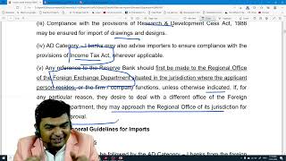 RBI MASTER DIRECTION ON IMPORT OF GOODS AND SERVICES [upl. by Alleen558]