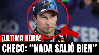 ¡CHECO PÉREZ DIÓ MENSAJE TOTALMENTE DESOLADO EN LA FORMULA 1 [upl. by Scott680]