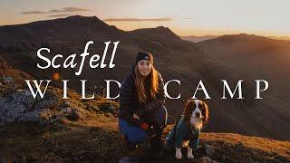 Wild Camping Scafell amp Waterfall Hike  Scafell amp Eskdale Lake District [upl. by Iah]