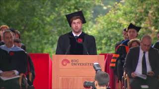 Yörükcan Erbay Koç Üniversitesi 2017 Okul Birincisi Konuşması Valedictorian Speech Koç University [upl. by Oiratno776]