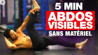 TA NOUVELLE ROUTINE ABDOS 5 MIN  Pour un ventre plat et gainé FAIS LA🔥 [upl. by Nylrehs623]