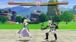 Kirito VS Kratos  Mugen Fight [upl. by Anitsugua]