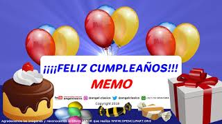 MEMO FELIZ CUMPLEAÑOS Angelclasico [upl. by Noseaj]