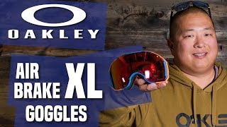 2018 Oakley Airbrake XL Goggles  Review  TheHousecom [upl. by Imim]