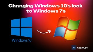Customization  Make Windows 10 look like Windows 7 [upl. by Ennovoj]