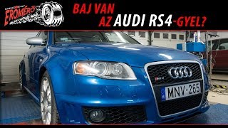 Totalcar Erőmérő Baj van az Audi RS4gyel [upl. by Machute]