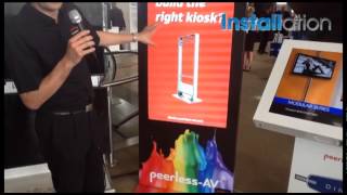 Installation  Peerless AV custombranded kiosks [upl. by Kciwdahc854]