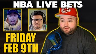 NBA Bets Live Friday February 9  Kyle Kirms Picks amp Predictions  The Sauce Network [upl. by Kiyoshi]