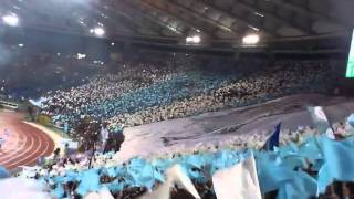 Lazio 2 Roma 1  16 ottobre 2011  Coreografia Derby Curva Nord [upl. by Sterrett]