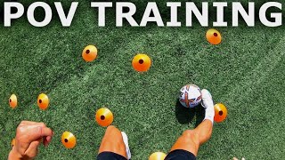 POV Individual Training  Technical Training Session For Footballers [upl. by Brok25]