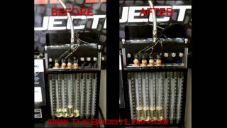 Yamaha 115 Fuel Injector Cleaning Before and After [upl. by Tsai132]