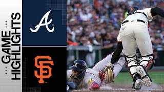 Braves vs Giants Game Highlights 82723  MLB Highlights [upl. by Pearlman]