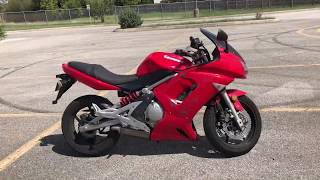 2007 Kawasaki Ninja 650R Review [upl. by Yellat]