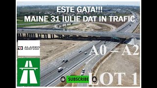 Autostrada A0  Nod cu A2  LOT 1  30 IULIE 2024  a0 autostrada dji 2024 1k subs 4k new [upl. by Nilyaj]