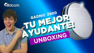 Tu Mejor AYUDANTE Aspiradora Robot y Trapeadora Gadnic Z800  Control Por App  Unboxig [upl. by Haibot770]