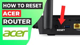 🔁 How to Reset Acer router to factory default settings [upl. by Atcele]