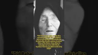 Baba Vanga predicted an alien encounter in 2025 that could change humanity forever viralshort [upl. by Yasnyl]