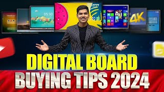 Digital Board Buying Tips 2024  Best Digital Whiteboard 2024  Smart Board Buying Guide [upl. by Ydnagrub]