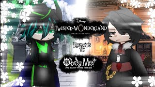 Twisted Wonderland Reacts To Obey Me P12GCRV [upl. by Alper]