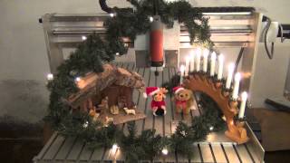 Christmas with my CNC milling machine Silent Night Holy Night [upl. by Fidela]