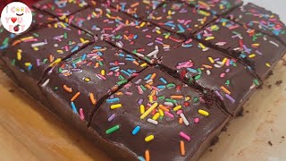 Chocolate Birthday Cake For BeginnerSuper Easy Birthday Cake At Home Recipe By I Cook You Eat [upl. by Omocaig470]