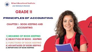 MeaningObjectivesFunctionsAdvantages and Importance of Book Keeping [upl. by Chen]