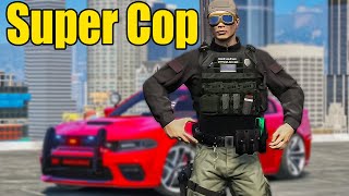 Becoming A Super Cop In GTA 5 RP [upl. by Ummersen]