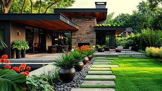 Elegant Front Yard Landscaping Beautiful Design Ideas for Your Home [upl. by Demmy726]