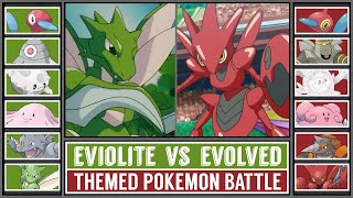 Themed Pokémon Battle  EVIOLITE vs EVOLVED [upl. by Nalac]