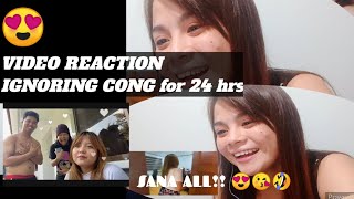 Video Reaction  Ignoring Cong for 24 hrs Super kilig ❤❤❤ [upl. by Eyak]