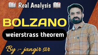 Real AnalysisBolzano weierstrass theorem for setPROOF [upl. by Borlow]