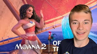 Moana 2  Official Trailer Reaction  2024 [upl. by Selin]