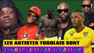 🇹🇬 AMEWOU REPROCHE CERTAINA ARTISTES TOGOLAIS DÊTRE INGRATS ENVERS ADEBAYOR 🇹🇬 [upl. by Mannie454]