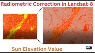 How to Perform Radiometric Correction in Landsat8 Using Sun Elevation Value  ArcGIS [upl. by Atinihc]