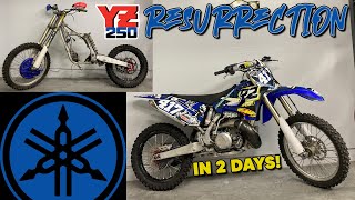 Resurrecting a Clapped Out YZ250 in Only 2 Days [upl. by Larry]