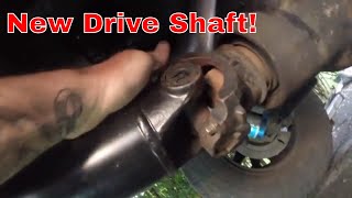 Dodge Ram 2500 2nd gen Cummins new Drive shaft [upl. by Ziul508]