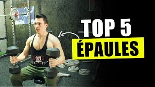 Musculation  Les 5 meilleurs exercices pour les épaules [upl. by Hsenid]