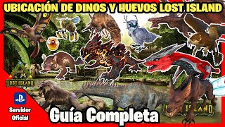 Ubicaciones de los mejores dinos de Lost Island  Miel y Huevos [upl. by Lashond]