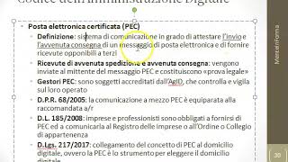 Codice Amministrazione Digitale  CAD Parte 11 [upl. by Akenor]