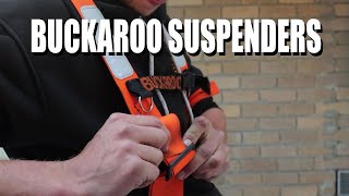 How to Attach and Adjust Buckaroo Suspenders [upl. by Emirac]