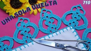 Checa cómo tejer esta puntillas con este tutorial paso a paso y muy fácil🌼  710 [upl. by Sello]