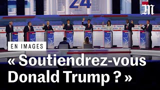 Présidentielle américaine 2024  le résumé du 1er débat des primaires républicaines sans Trump [upl. by Ayomat]